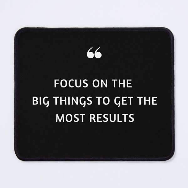 Item preview, Focus on the big things to get the most results designed and sold by successmom.