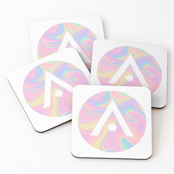 Item preview,  Pink Holographic Aveda Logo designed and sold by Dalaura.