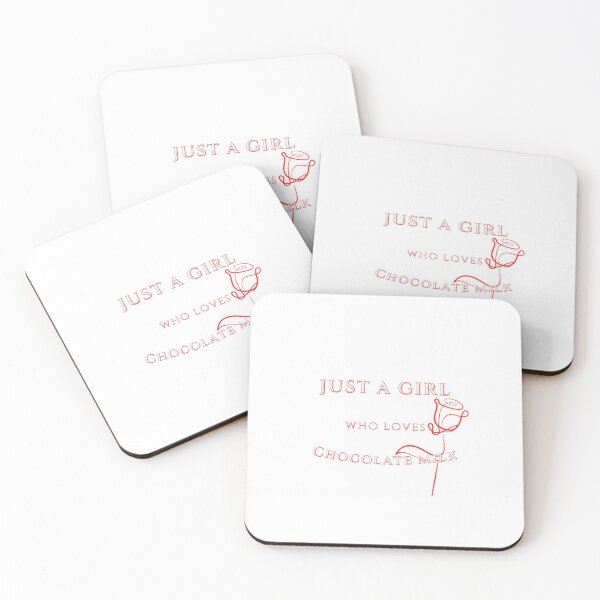 Item preview, just a girl who loves chocolate milk with rose designed and sold by Kinkalow.