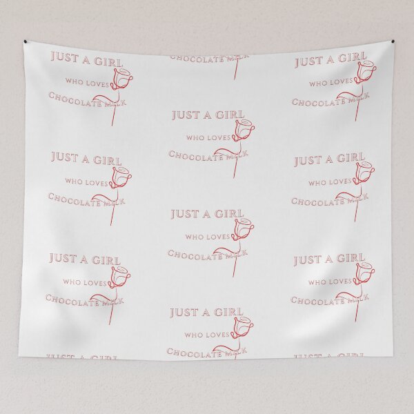 Item preview, just a girl who loves chocolate milk with rose designed and sold by Kinkalow.