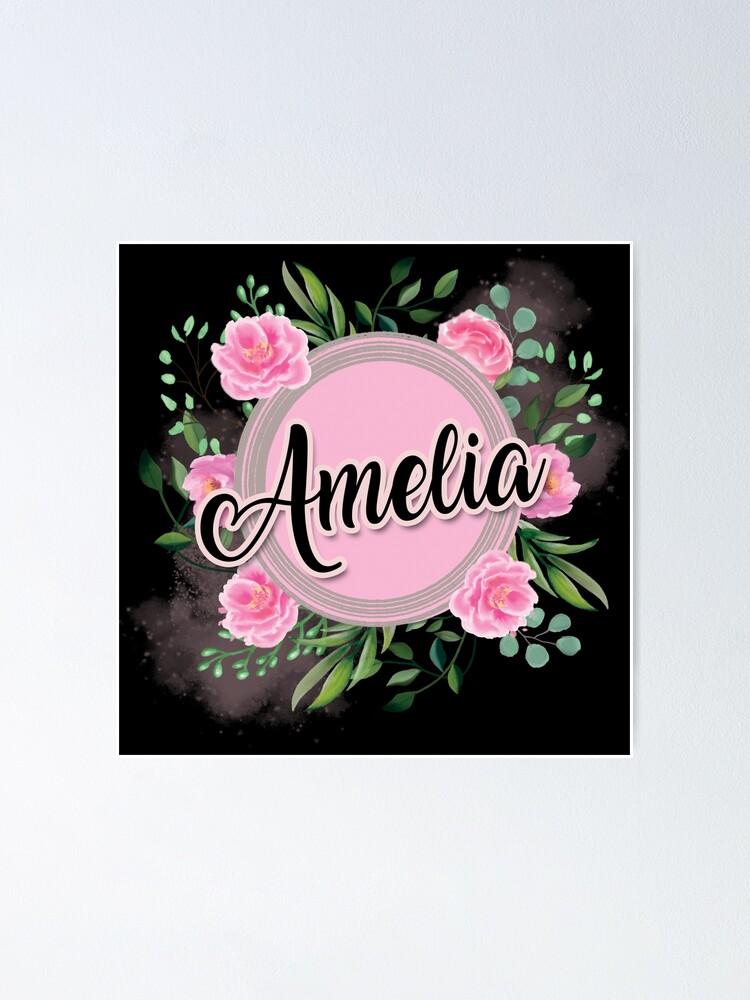 amelia " Poster for Sale by badinboow Redbubble