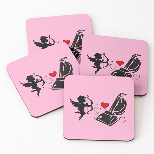 Item preview, Cupids Cleaning Funny Cleaning Valentine's Day Vacuum designed and sold by SavvyCleaner.