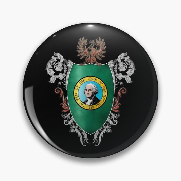 Item preview, Washington flag medieval heraldry coat of arms style designed and sold by ChaosEdits.