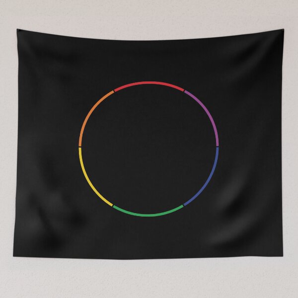 Item preview, LGBT Rainbow Circular Flag  designed and sold by Sara Baere.
