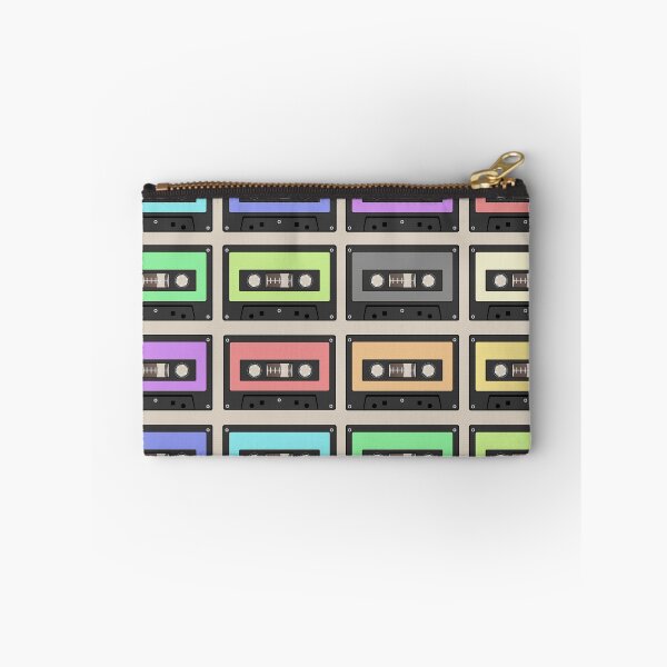 Item preview, Cassette Tape Retro 80's Vintage Rainbow Pastel Colors designed and sold by TrulyEpoque.