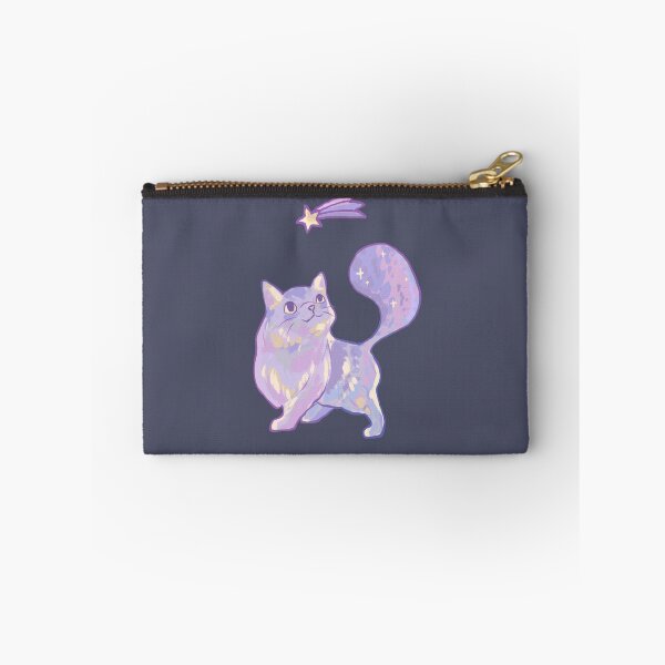 Item preview, Night Cosmic Galaxy Cat designed and sold by SwaDesign.
