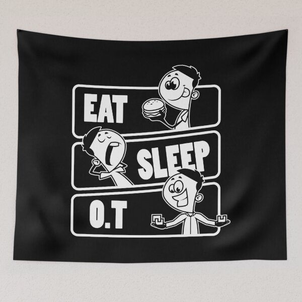 Item preview, Eat Sleep OT - Occupational Therapy Therapist Month Gift product designed and sold by theodoros20.
