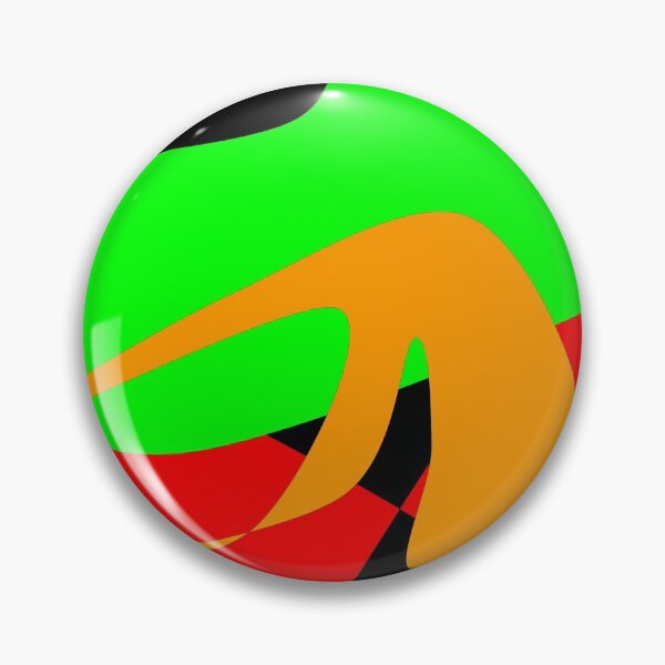 Item preview, Red Orange Green Abstract Art designed and sold by HydeZero.