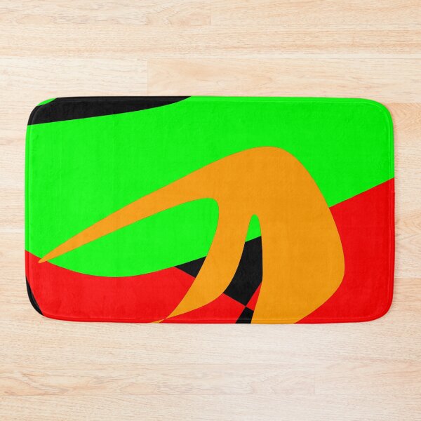 Item preview, Red Orange Green Abstract Art designed and sold by HydeZero.