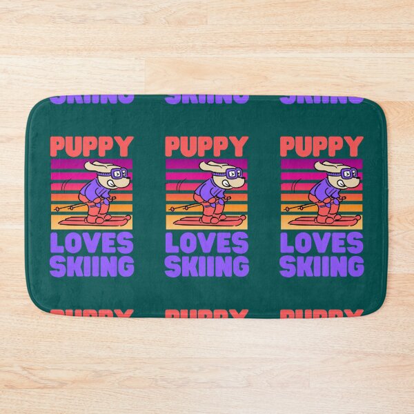 Item preview, Puppy Loves Skiing designed and sold by Keep Smiling.