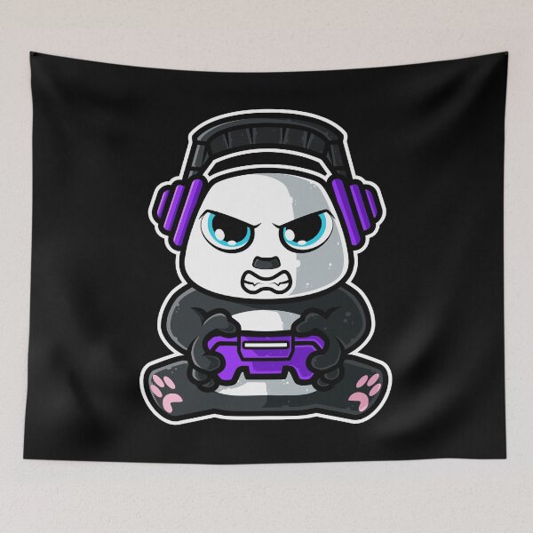 Item preview, Video Games Nerd Giant Panda Bear Gaming - Gamer Gift design designed and sold by theodoros20.