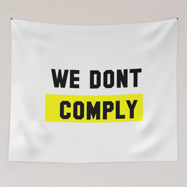Item preview, do not comply designed and sold by sarina G.