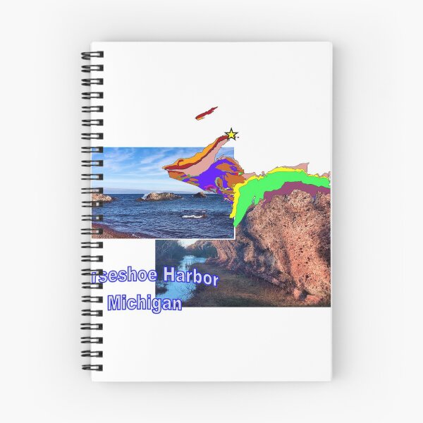Item preview, Horseshoe Harbor Upper Peninsula Michigan designed and sold by EzrasTrinkets.
