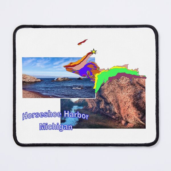 Item preview, Horseshoe Harbor Upper Peninsula Michigan designed and sold by EzrasTrinkets.
