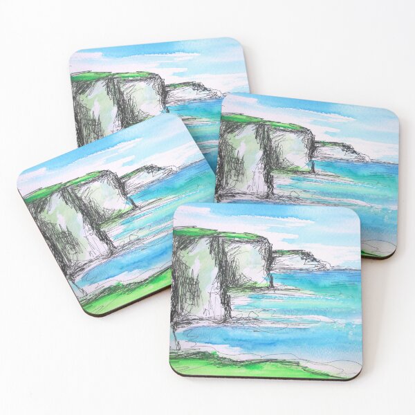 Item preview, CLIFFS OF MOHER PAINTING  designed and sold by artistpixi.