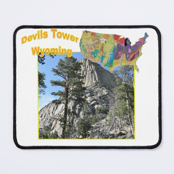 Item preview, Devils Tower Wyoming designed and sold by EzrasTrinkets.