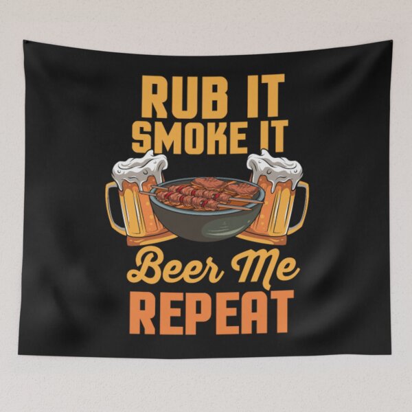 Item preview, Smoke It Beer Me Repeat designed and sold by ClamenTaon.