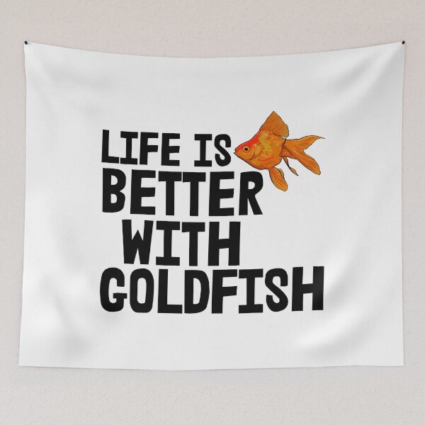 Item preview, Life Is Better With Goldfish designed and sold by Bendthetrend.
