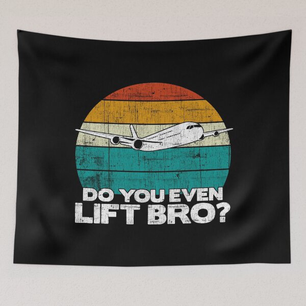 Item preview, Do you even lift bro ? - Pilot Aviation Flight Attendance product designed and sold by theodoros20.