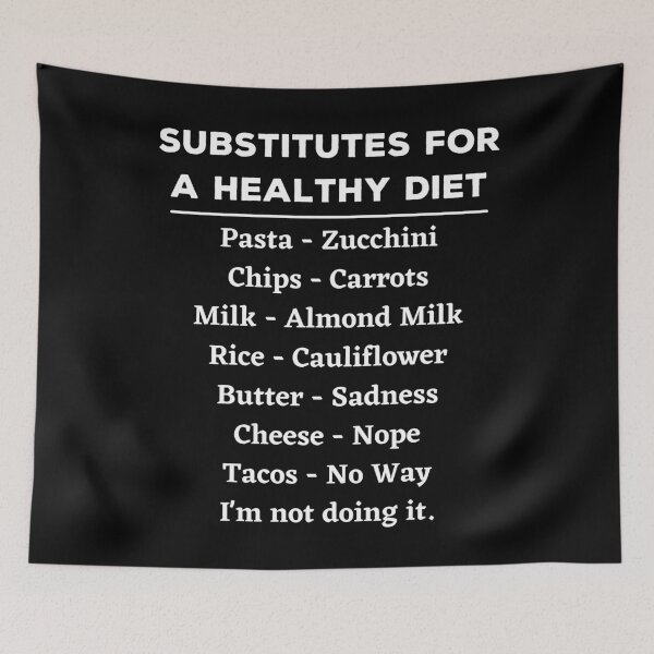Item preview, Funny Diet Food Humor designed and sold by TrendingTees4u.