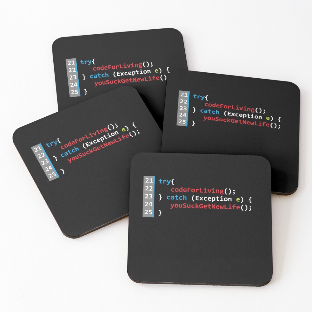 Item preview, Coasters (Set of 4) designed and sold by ComputerGeeksTs.