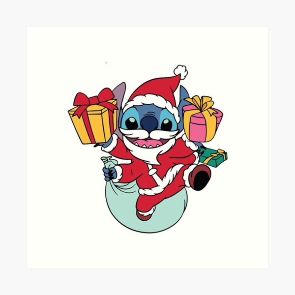 Stitch, Stitch Santa Claus, Stitch Christmas, Lilo Stitch