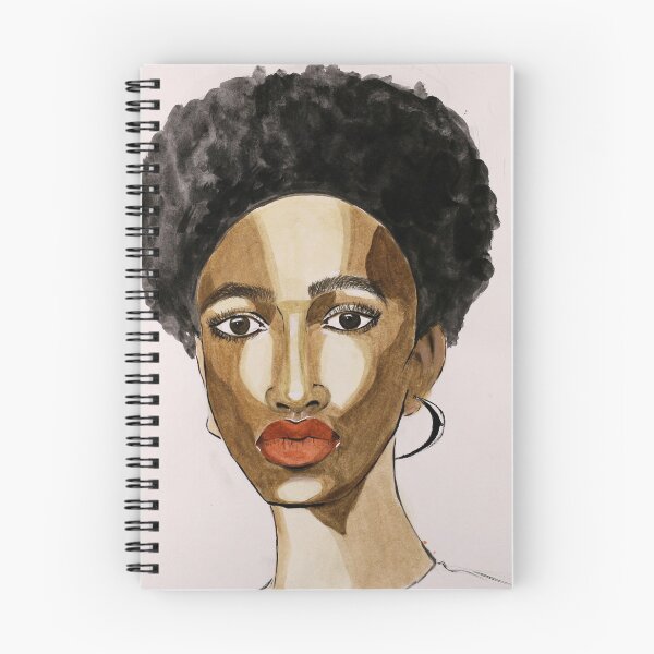 Item preview, Young Woman in Earrings Watercolor Artwork by Helen Berk designed and sold by HelenBerkArt.