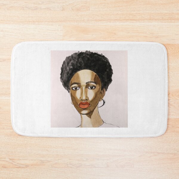 Item preview, Young Woman in Earrings Watercolor Artwork by Helen Berk designed and sold by HelenBerkArt.