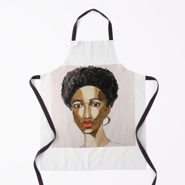 Item preview, Young Woman in Earrings Watercolor Artwork by Helen Berk designed and sold by HelenBerkArt.