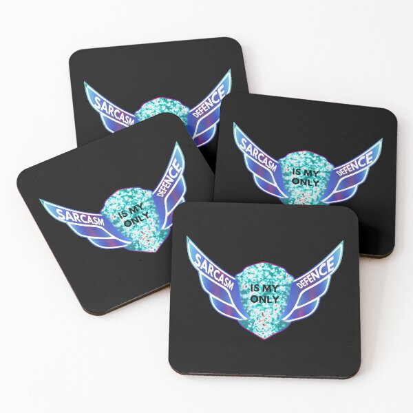 Item preview, psychadelic shield of sarcasm - Sarcasm Is My Only Defence designed and sold by UnseenCreations.