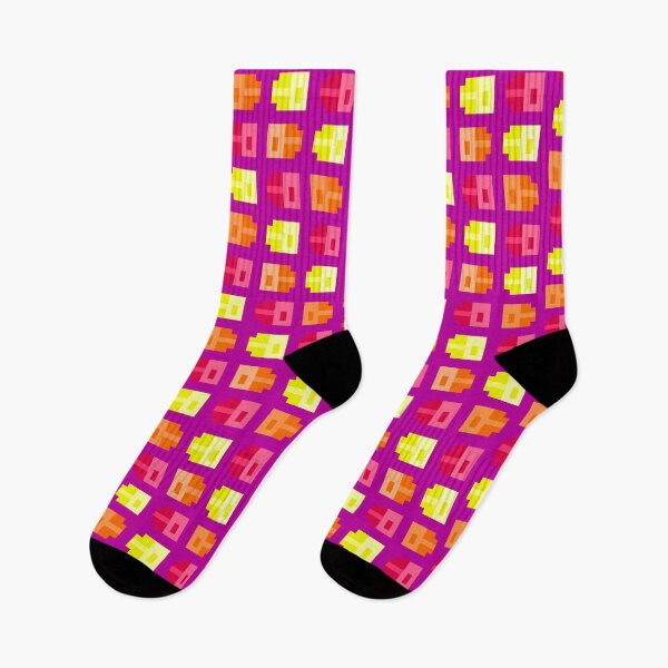Item preview, Tiny Pixel Fishies, Red Orange Yellow designed and sold by rin3d .