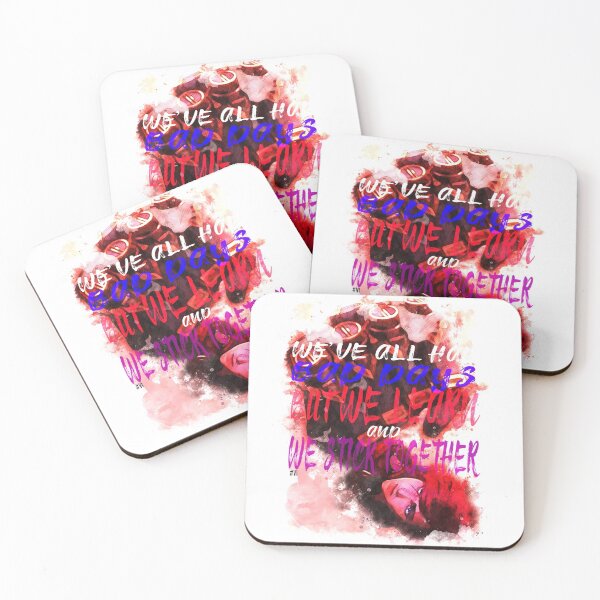 Item preview, VI Arcane Inspiration Saying Motivational Quote Watercolor sketching Positive quote: We’ve all had bad days. But we learn. And we stick together designed and sold by scribblelife.