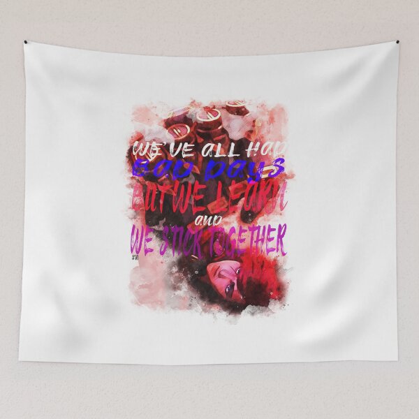 Item preview, VI Arcane Inspiration Saying Motivational Quote Watercolor sketching Positive quote: We’ve all had bad days. But we learn. And we stick together designed and sold by scribblelife.