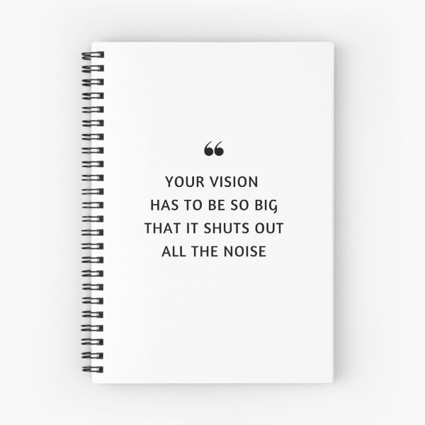 Item preview, YOUR VISION HAS TO BE SO BIG THAT IT SHUTS OUT ALL THE NOISE designed and sold by successmom.