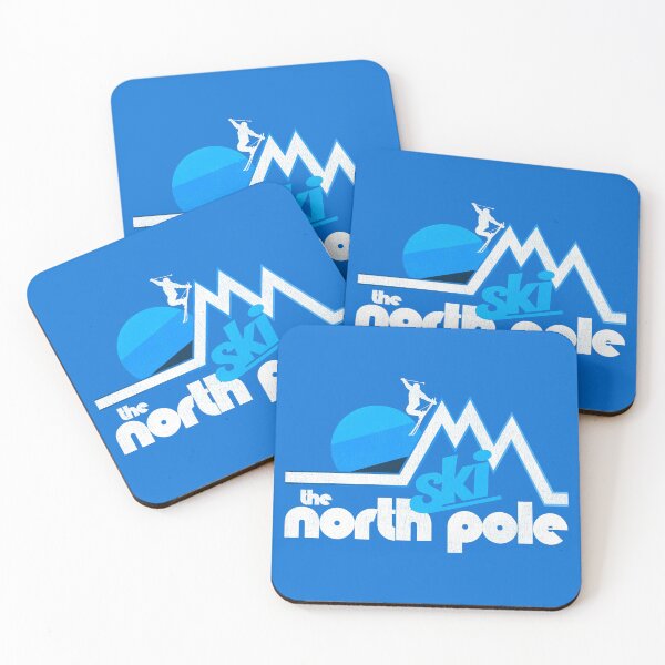 Item preview, Ski The North Pole Retro 70s Style Tourist Souvenir designed and sold by ourkid.