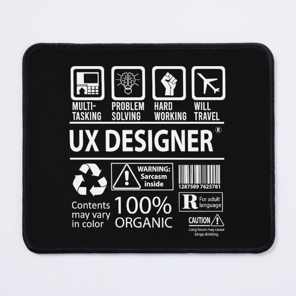 Item preview, Ux Designer T Shirt - MultiTasking Certified Job Gift Item Tee designed and sold by oslandefren.