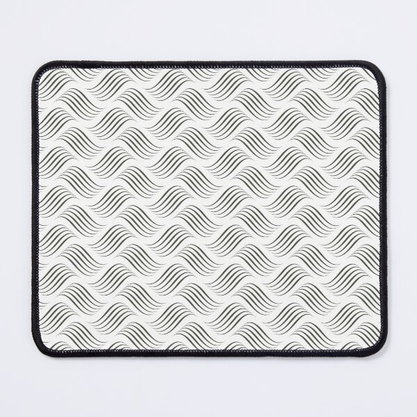 Item preview, Dark Gray and White Wavy Tessellation Pattern - Diamond Vogel 2022 Popular Colour Clover Patch 0431 designed and sold by ColorOfTheYears.