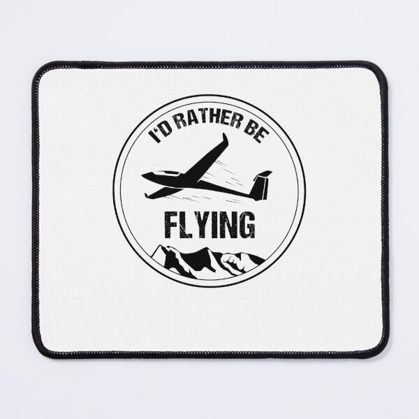 Item preview, Gliding I'd Rather be Flying Pilot Gift designed and sold by stearman.
