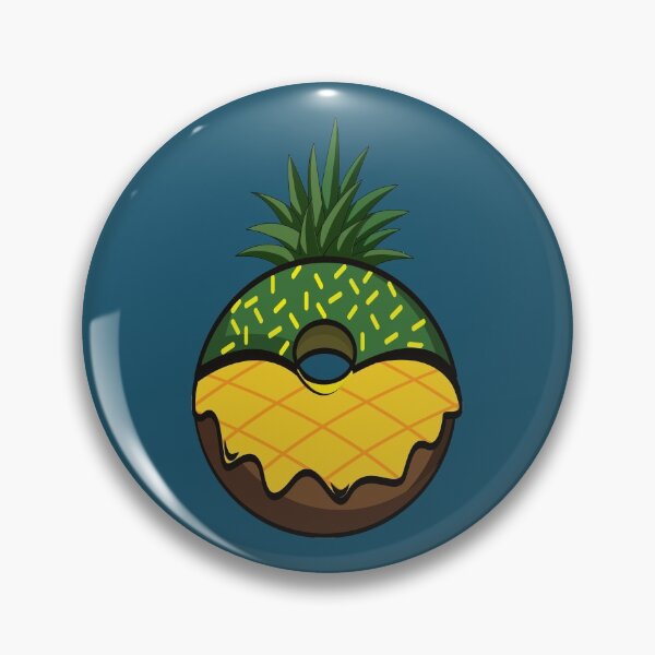 Item preview, Tropical donut fruit,pineapple donuts designed and sold by Donutlovers.