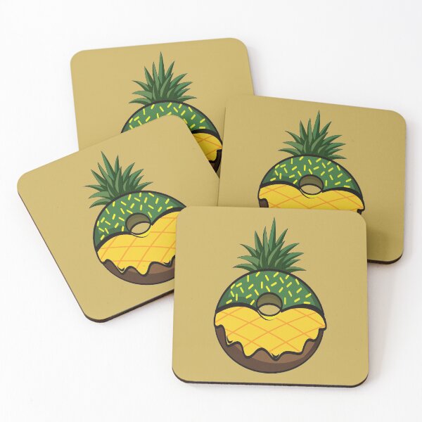 Item preview, Tropical donut fruit,pineapple donuts designed and sold by Donutlovers.