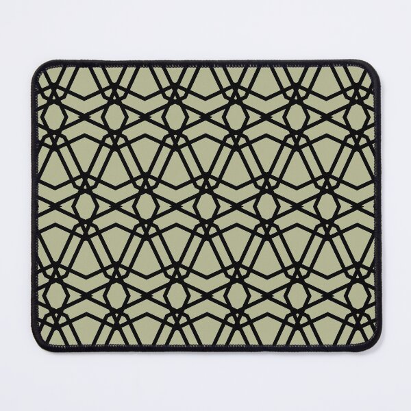 Item preview, Black and Green Line Geometric Pattern Pairs Diamond Vogel 2022 Popular Colour Rediscover 0408 designed and sold by ColorOfTheYears.