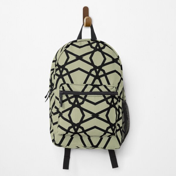 Item preview, Black and Green Line Geometric Pattern Pairs Diamond Vogel 2022 Popular Colour Rediscover 0408 designed and sold by ColorOfTheYears.