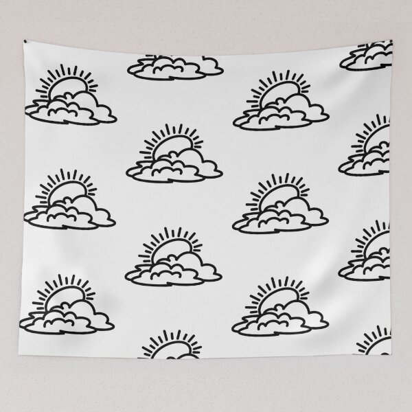 Item preview, Sun and Clouds - Simple designed and sold by Aislinn  ®.