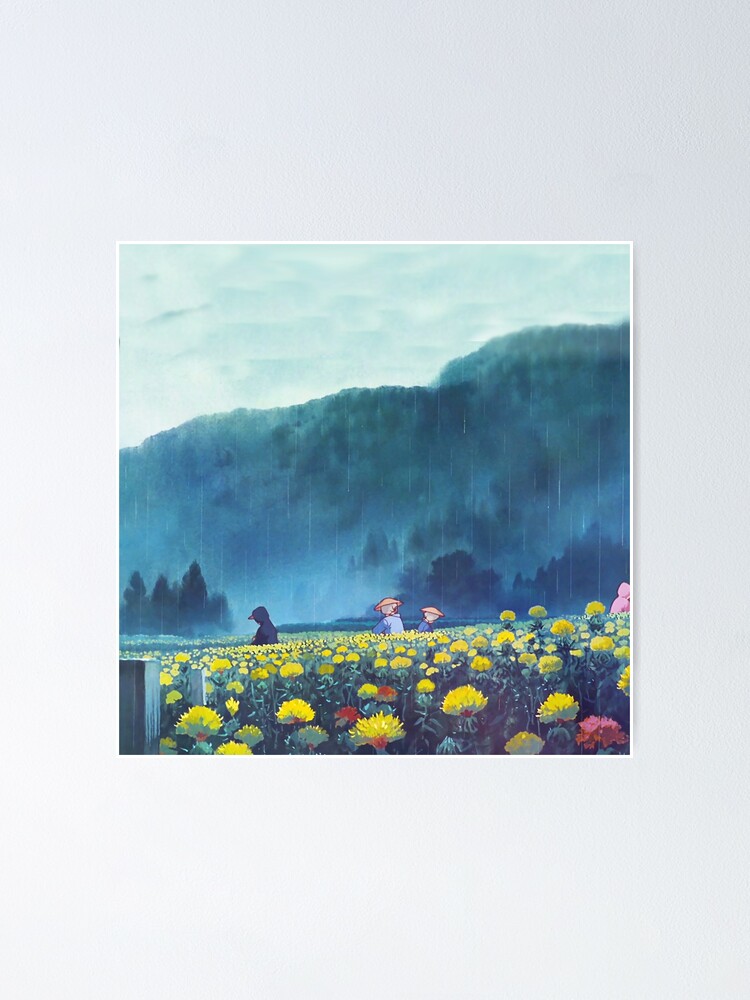 Póster «Paisaje de anime lluvioso» de Miamotto | Redbubble Póster «Paisaje de anime lluvioso» de Miamotto | Redbubble