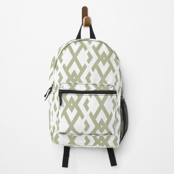 Item preview, Black and Green Diamond Vertical Zig Zag Pattern - Diamond Vogel 2022 Popular Colour Rediscover 0408 designed and sold by ColorOfTheYears.