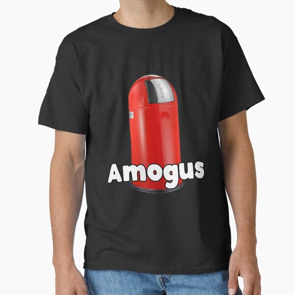 Vista previa del artículo con la obra «Amogus Trashcan Sus Parodia», diseñado y vendido por MyFunnyWorld.