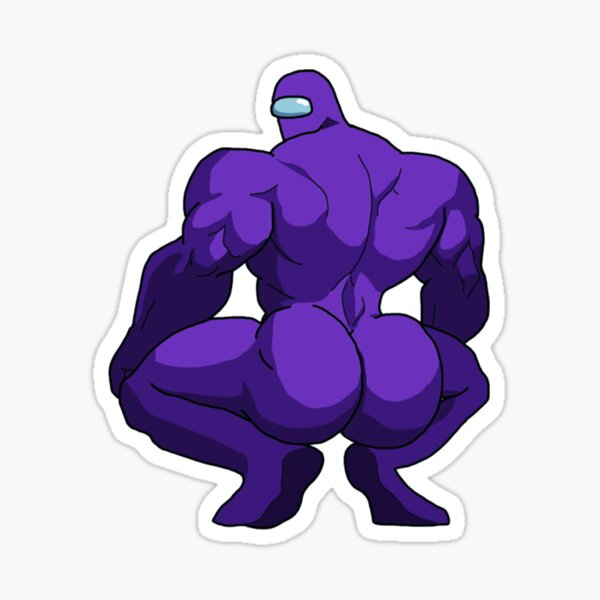 GIGAMONGASS VIOLET Sticker
