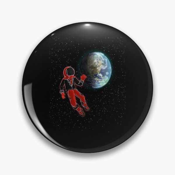 Item preview, Suited Astronaut in Space Graphic  designed and sold by MyFunnyWorld.