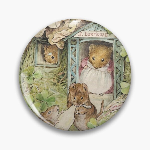 Item preview, Beatrix Potter J Dormouse Book Page Illustration  designed and sold by Pinkmagenta.