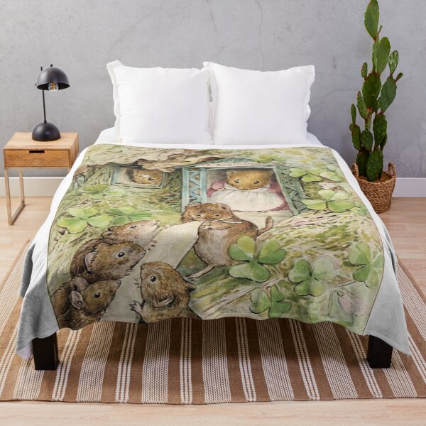 Item preview, Beatrix Potter J Dormouse Book Page Illustration  designed and sold by Pinkmagenta.